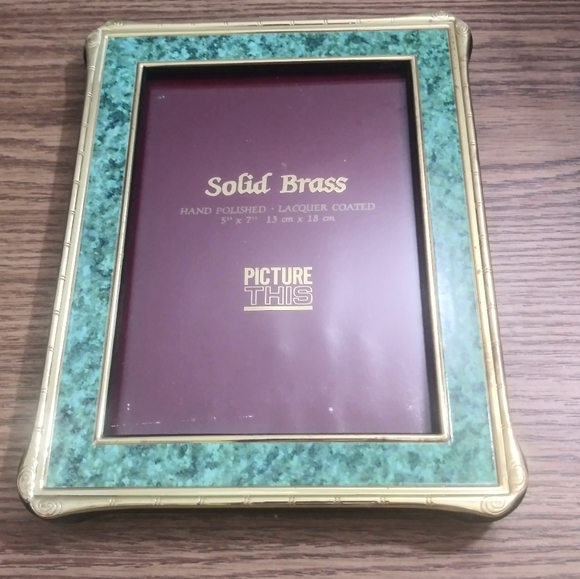 Solid Brass picture frame - Picture 1 of 3